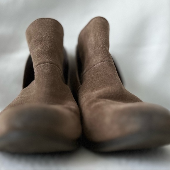 Metoo Size 7 Tan Suede Ankle Booties - Picture 10 of 11